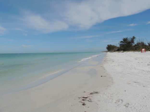 white sand beach shoreline